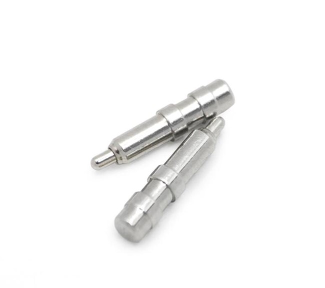 pogo pin is silver-plated on the surface
