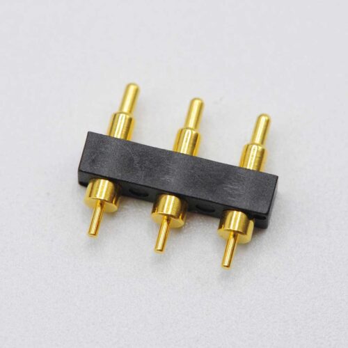 3 pin pogo pin connector Pitch 3.9mm, spring loaded pin connector