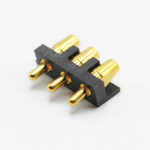 spring loaded pogo pin connector 3 pin 2.50mm pitch