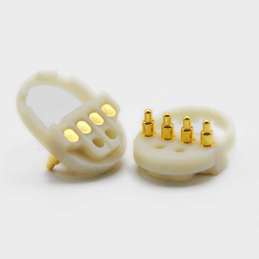 4-point pogo pins