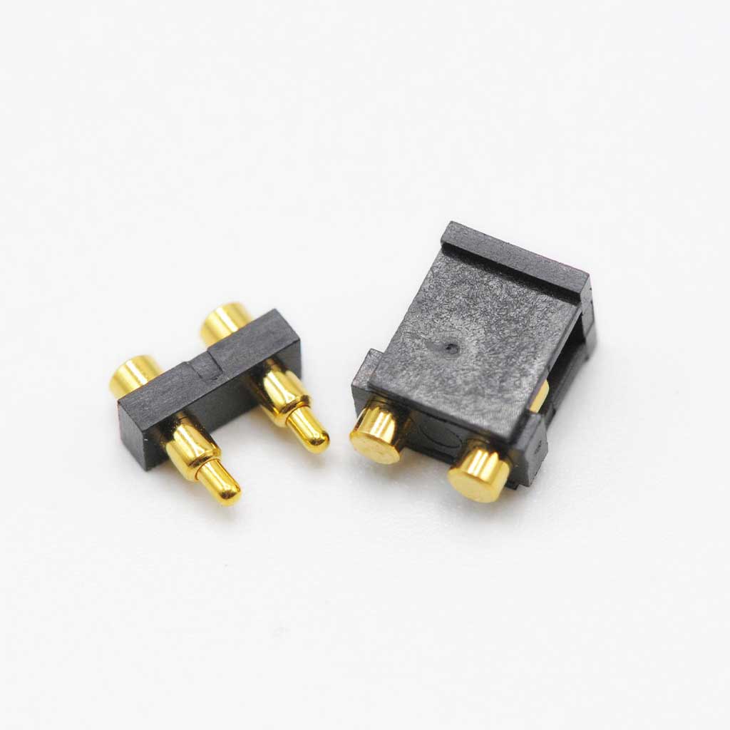 2-pin spring loaded pogo pin connector