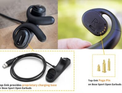 Top-link pogo pin charging base