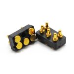 5 pin pogo connector 2A  pithc 2.54 pogo pins manufacturer