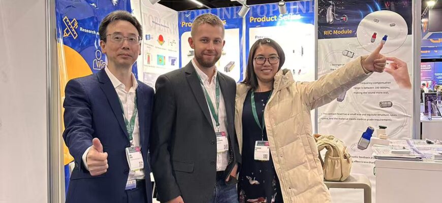 During the 2025 EUHA International Hearing Exhibition, Top-link define the future of the industry with precise connectivity