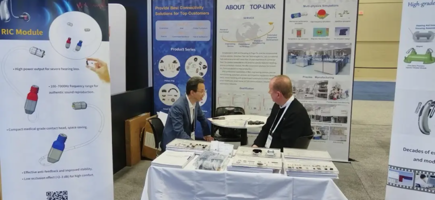 2026 AAA+HearTECH Expo in Progress: Top-link Empowers the Industry Future with Precision Connectivity Technology