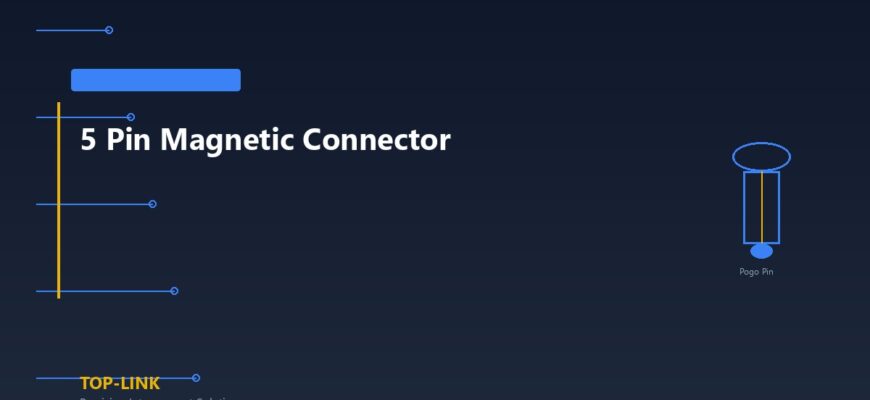5 Pin Magnetic Connector