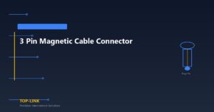 3 Pin Magnetic Cable Connector
